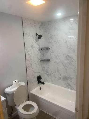 Finished bathroom