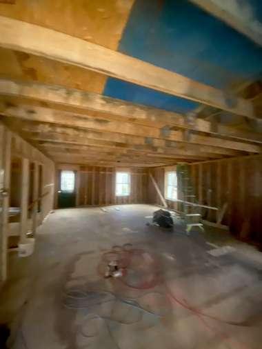 Room renovation, framing stage